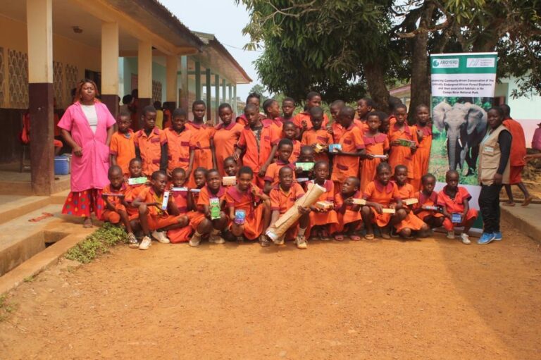 Wildlife Club members of Ecole Publique Inclusive Campo